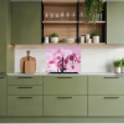 Bloemen - Orchidee - Roze keuken achterwand 2 middel -sfeer3