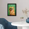 Hond - Zonnebril - Valentijn - Love fotolijst zwart zonder passe partout klein -sfeer4
