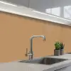 Bruin - Effen print keuken achterwand 2 middel 871 -3d_schuin