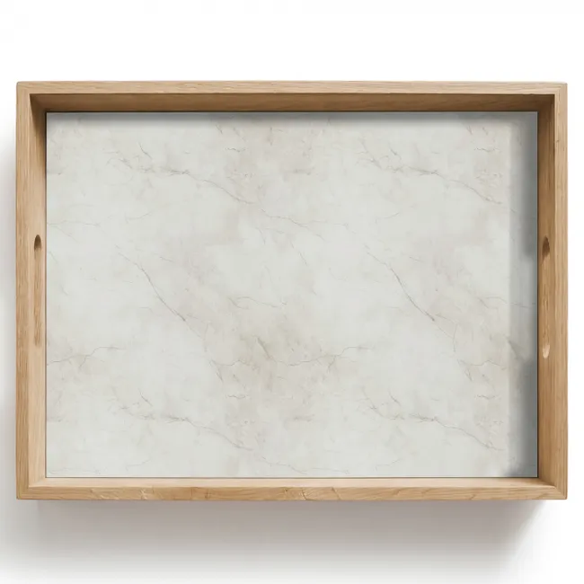 Vassoio - Grigio - Marmo - Venature