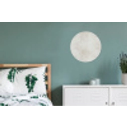 Grijs - Marmer - Aders Wandcirkel aluminium klein 190 -slaapkamer