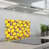 Citroenen - Geel - Stippen - Oranje keuken achterwand spatscherm klein 900 -3d_schuin