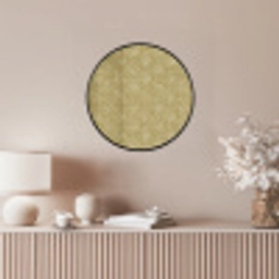 Waaier - Geometrisch - Groen Fotolijst rond zonder passe partout klein 856 -sfeer3