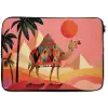 Kameel - Pyramides - Rode zon laptophoes neopreen klein -zkaufland3dotto