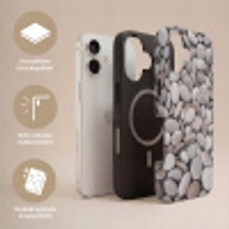Kiezels - Stenen - Grijs Toughcase MagSafe Apple iPhone 17 klein -USP_Lagen_DE