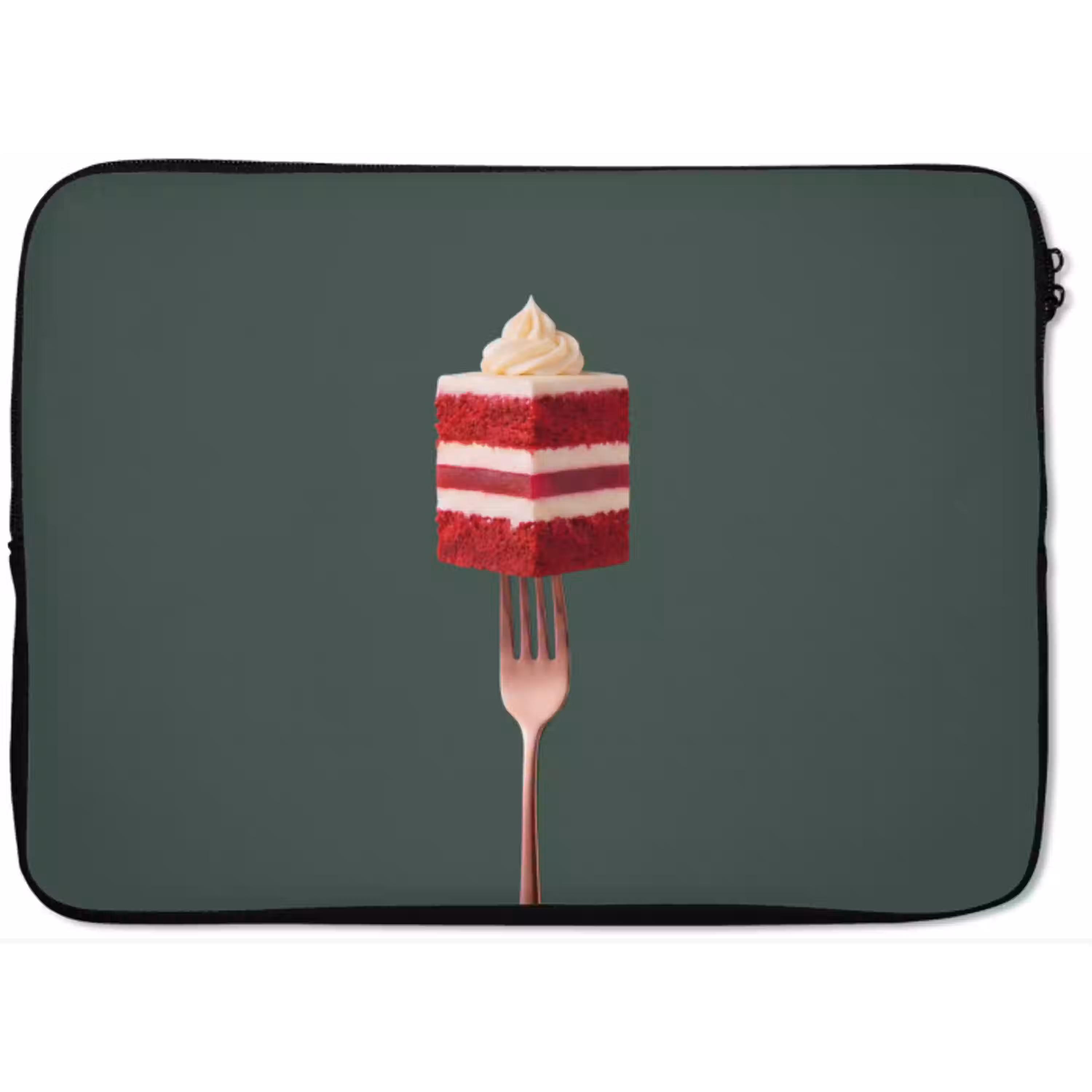 Cake - Vork - Rood laptophoes neopreen klein -zkaufland3dotto