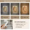 Kerstmis - Koekje - Poppetje - Speculaas Light Box met kabel (Tafellamp) klein -USP_lichtkleurNL