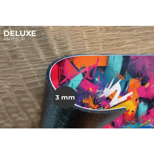 Abstract - Explosie - Neonkleuren Placemat vinyl groot -closeup
