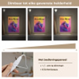 Leeuw - Verf- Kleuren - Dier Light Box met kabel (Kinderlampje) klein -USP_dimbaarNL