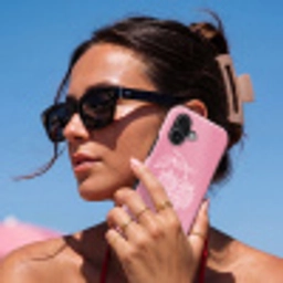 Frambozen - Steel - Getekend - Roze Toughcase MagSafe Apple iPhone 17 klein -Sfeer2V