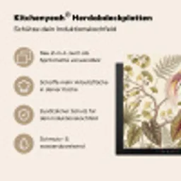 Vogels - Tropisch - Botanisch - Roze Inductie beschemer met haakjes klein -ky-usp-de