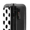 Verticale vlekken op een witte achtergrond NBS - Handbagage koffer - Volwassenen Unisex middel -slot