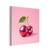 Disco - Kersen - Roze aluminium wit klein -3d