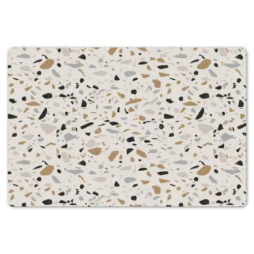 Terrazzo -  Patroon - Staal Placemat vinyl groot 368 -zzsfeer1_Kitchenyeah-website