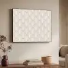 Vintage - Waaier -Crème Textielframe - compleet frame klein 947 -sfeer3