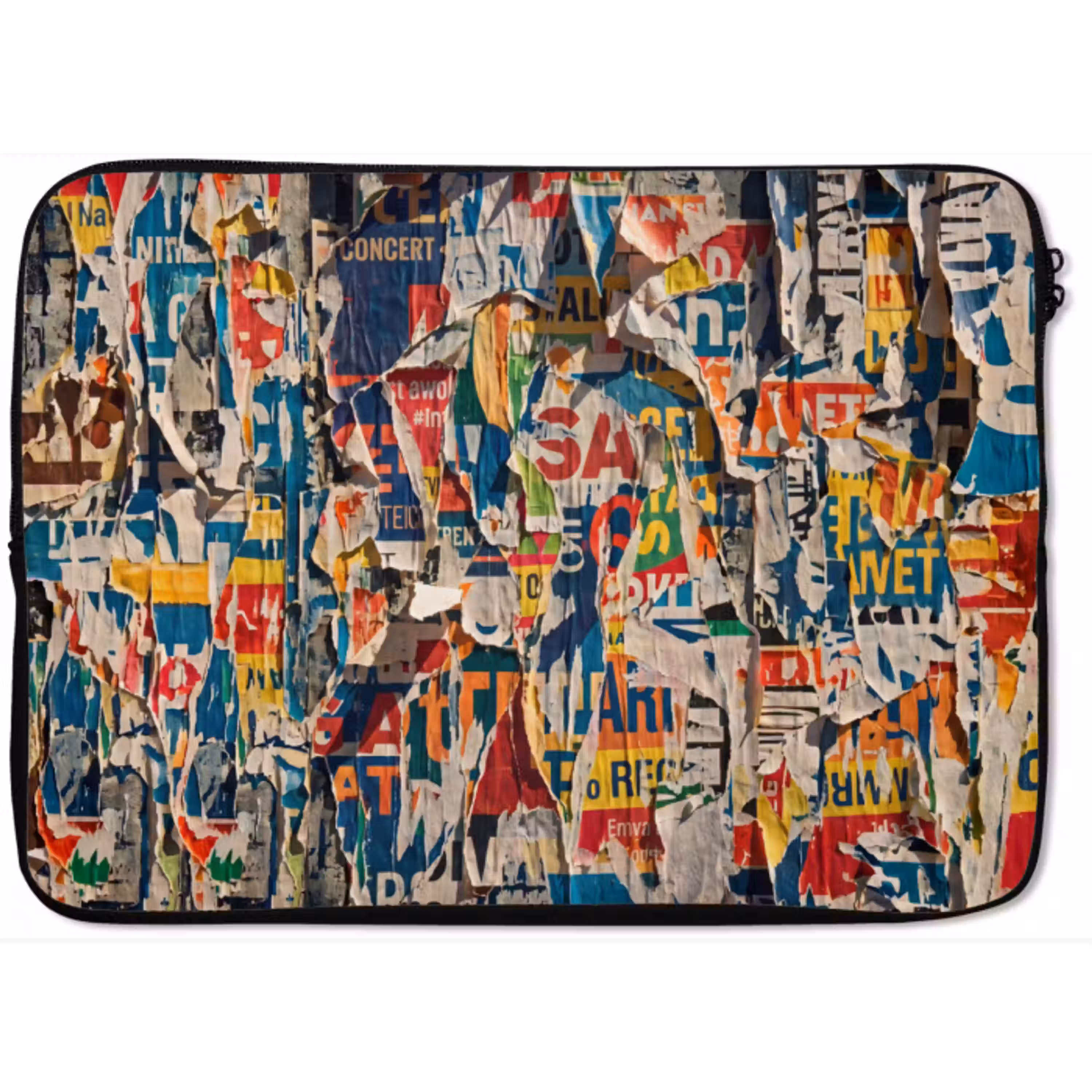 Abstract - Gelaagd papier - Urban - Modern - Kleurrijk laptophoes neopreen klein -zkaufland3dotto