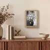 Bloemen - Wit - Vaas - Abstract Light Box met kabel (Tafellamp) klein -sfeer2