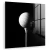 Golfbal - Minimalistisch - Wit plexiglas 5mm klein -zzzproduct_nieuw