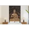 Boeddha - Mantra - Meditatie - Spiritueel - Koper fotobehang vinyl groot -bed