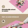 Bloemen - Quote - Kaartje - Kleurrijk Inductie beschemer met haakjes klein -ky-schoon-nl