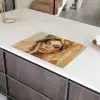 Vrouwen - Portret - Luxe - Goud Inductie beschermer vinyl 3mm klein -sfeer8