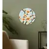 Bloesems - Wit - Mozaïek - Tak Wandcirkel plexiglas klein -sfeer3