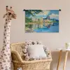 Berg - Skyline - Strand - Water Wandkleed katoen klein -wsfeer5_kind