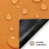 Water - Druppels - Oranje Deurmat klein -antislip_NL