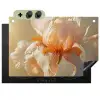 Close up - Oranje - Iris Inductie beschemer met haakjes klein -3d