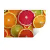 Fruit - Kleurrijk - Close up Muursticker klein -3d