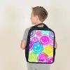 Kleurrijke glimlachexplosie Rugzak - Zwart middel -sfeer2