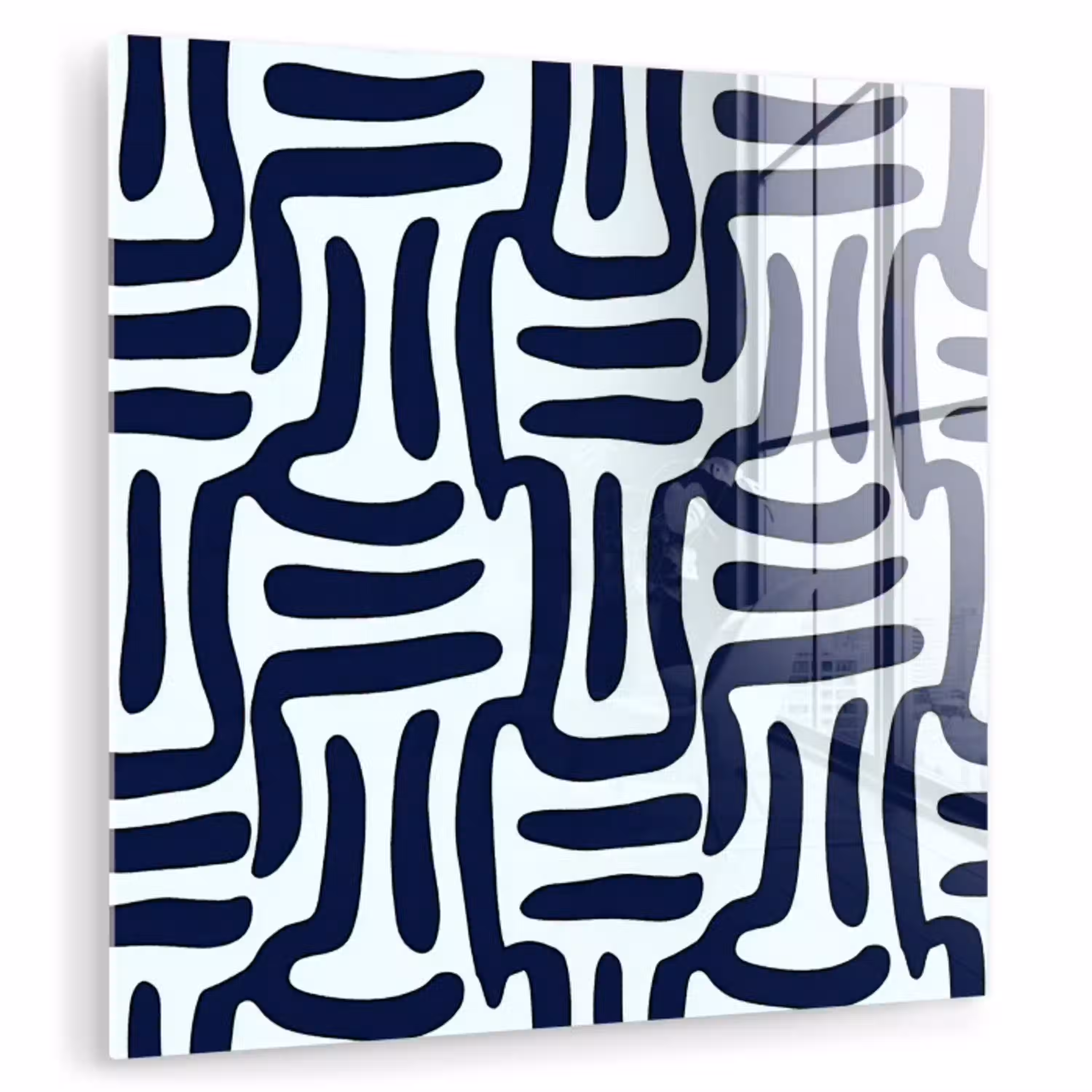 Abstract - Modern - Blauw plexiglas 5mm klein 11 -zzzproduct_nieuw