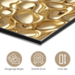 Abstract - Modern - Goud aluminium wit klein 46 -closeup_DE