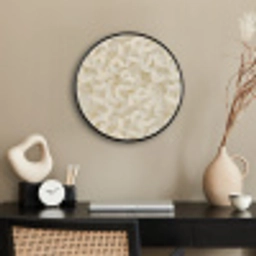 Abstract - Lijnen - Beige Fotolijst rond zonder passe partout klein 856 -sfeer1