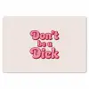 Tekst - Boodschap - Roze Placemat vinyl groot -zzsfeer1_Kitchenyeah-website