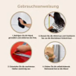 Hek - Natuur - Mist - Veld keuken achterwand 2 middel -gebruiksaanwijzing_DE