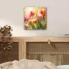 Tulpen - Sprookjesachtig - Kleurrijk aluminium wit klein -sfeer3
