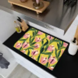 Tulpen - Botanisch - Geel Inductie beschemer met haakjes klein 777 -sfeer1