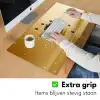 Pannenkoeken - Eten - Honing - Geel Muismat XXL klein -sfeer3