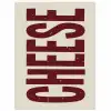 Vintage - Rood - Decoratie - Japandi poster papier klein -3d