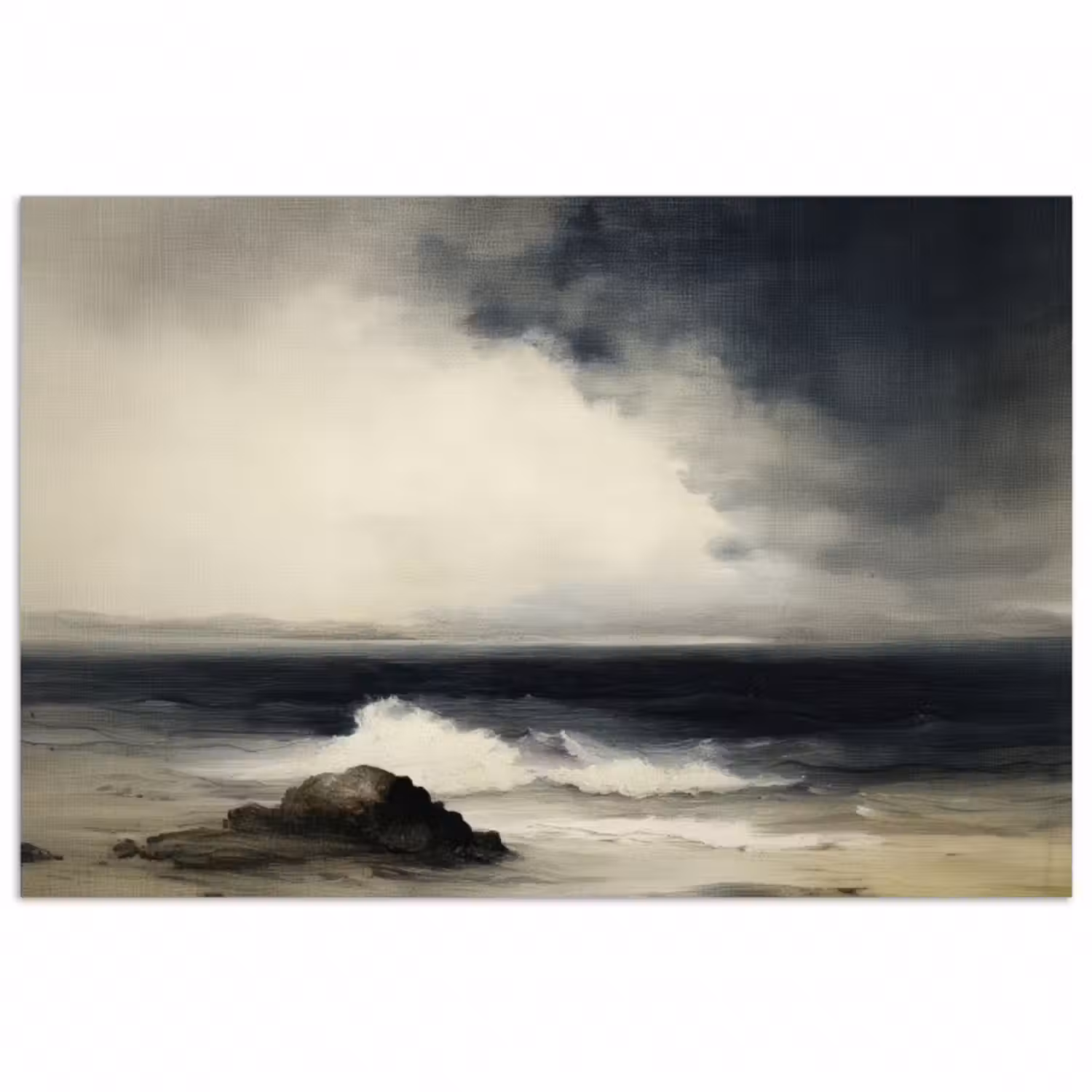 Poster - Meer - Felsen - Sturm