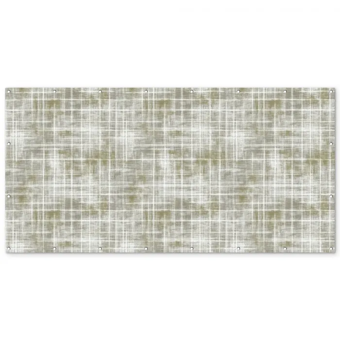 Linnen - Patroon - Groen Balkonbeschermer Duitsland klein 596 -zz_3d