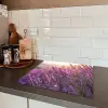 Lavendel - Paars - Zonlicht Inductie beschermer vinyl 3mm middel -sfeer3