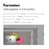 Planten - Anthurium - Groen - Roze Muismat XXL klein -sfeer5