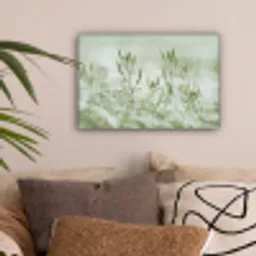 Grassen - Minimalistisch - Groen canvas 2cm klein -sfeer1