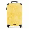 Stippen patroon geel NBS - Handbagage koffer - Kinderen Unisex middel -productfoto_recht
