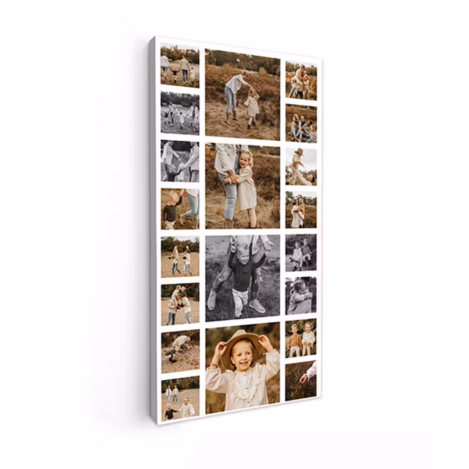 Canvas collage - Staand - 20 foto's