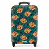 Retro disco wave bal patroon kleurrijk NBS - Handbagage koffer - Volwassenen Unisex middel -productfoto_recht