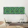 Panterprint - Blauw - Groen canvas 2cm klein 828 -sfeer6