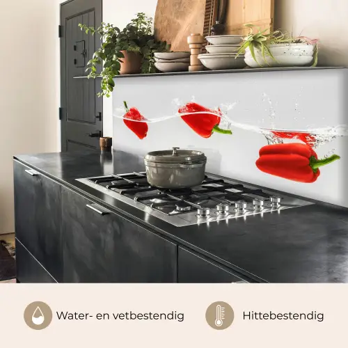 Splash - Groente - Rood keuken achterwand 2 middel -usp_NL